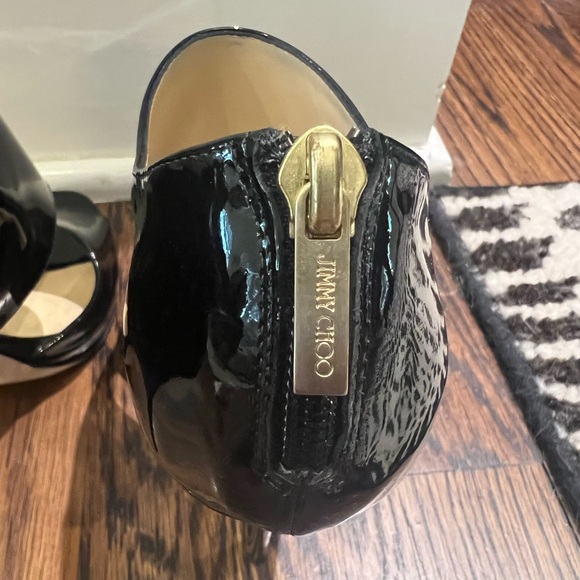 Jimmy Choo Black Patent Private Shoe - Picture 4 of 15
